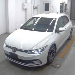 2024 Volkswagen Golf white diesel used car Japan export
