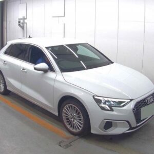 2022 Audi A3 white gasoline used car Japan export