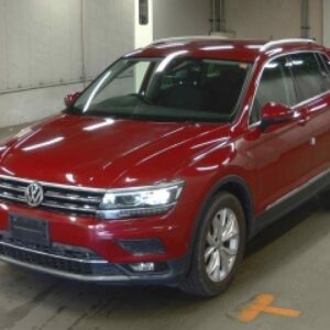 2019 Volkswagen Tiguan red gasoline used car Japan export
