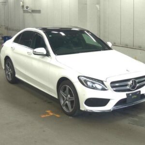 2016 Mercedes Benz C-Class white gasoline used car Japan export