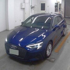 2023 Audi A3 blue gasoline used car Japan export