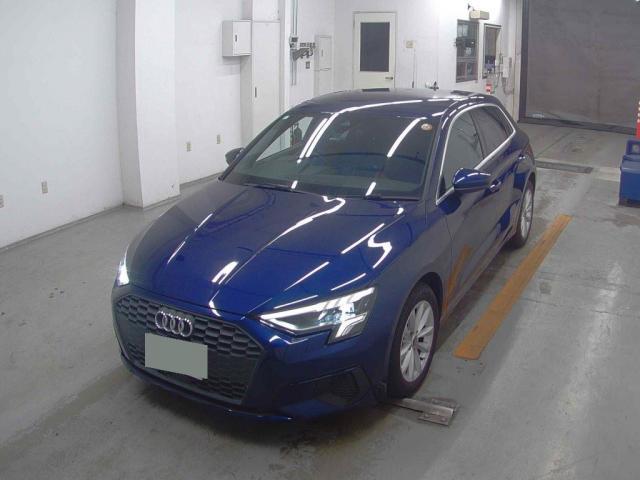 Ref:AUX-24767580 AUDI A3 2023 1 2023 Audi A3 blue gasoline used car Japan export
