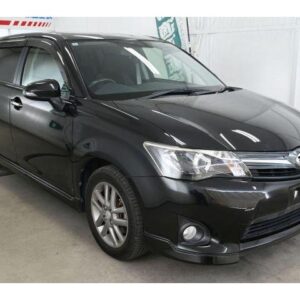 2014 Toyota Corolla Fielder black gasoline used car Japan export