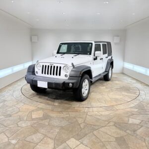 2014 Chrysler Jeep Jeep Wrangler Unlimited white gasoline used car Japan export