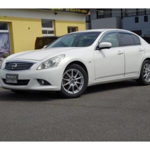 2011 Nissan Skyline white gasoline used car Japan export
