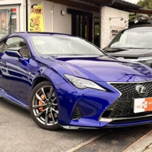 2019 Lexus Rc blue gasoline used car Japan export