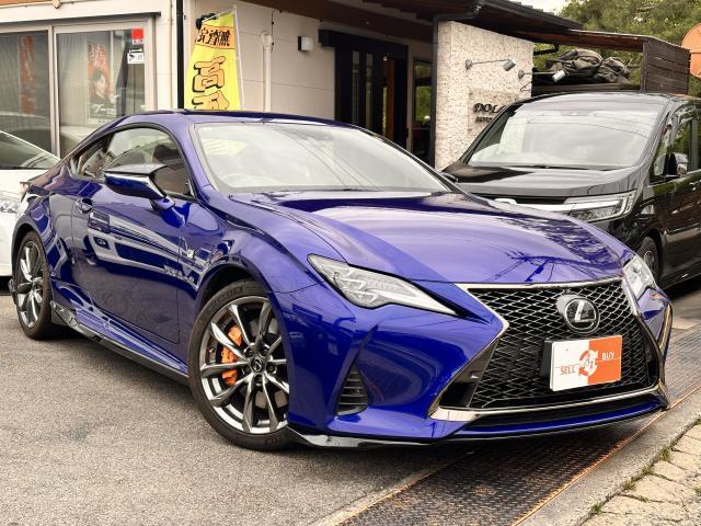 Ref:AUX-24768268 LEXUS RC 2019 1 2019 Lexus Rc blue gasoline used car Japan export