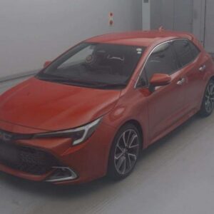 2023 Toyota Corollasport orange gasoline used car Japan export
