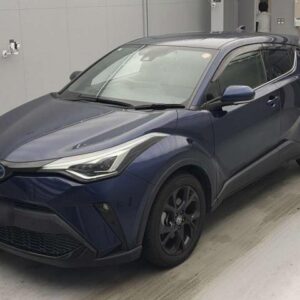 2021 Toyota C-Hr blue gasoline used car Japan export