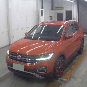2020 Volkswagen T-Cross orange gasoline used car Japan export