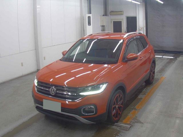 Ref:AUX-24768473 VOLKSWAGEN T-CROSS 2020 1 2020 Volkswagen T-Cross orange gasoline used car Japan export
