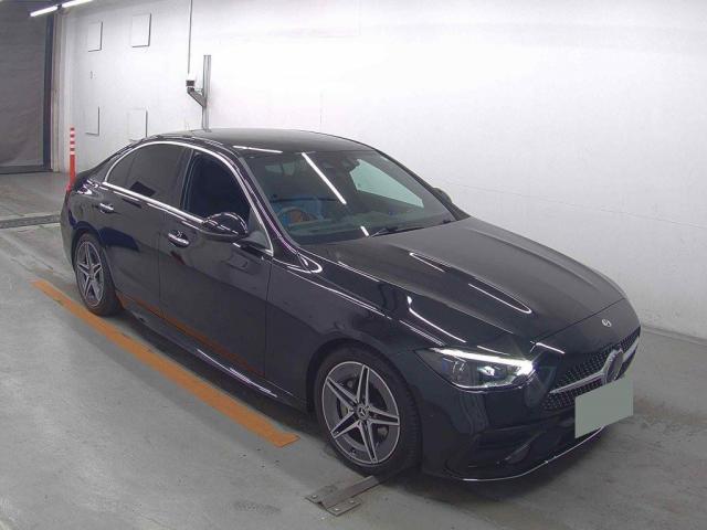 Ref:AUX-24768479 MERCEDES BENZ C-CLASS 2021 1 2021 Mercedes Benz C-Class black diesel used car Japan export