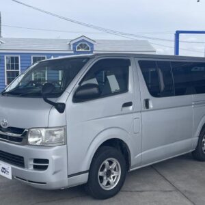 2009 Toyota Hiace Van silver diesel used car Japan export