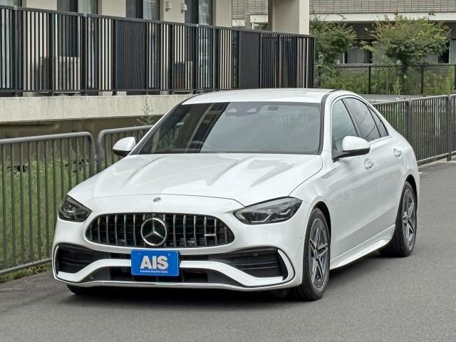 Ref:AUX-24773001 MERCEDES BENZ C-CLASS 2023 1 2023 Mercedes Benz C-Class white gasoline used car Japan export