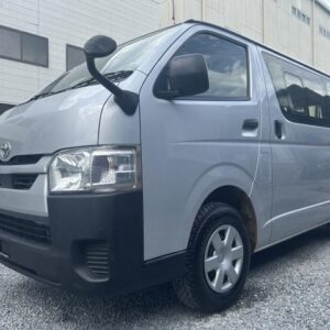 2021 Toyota Hiace Van silver diesel used car Japan export