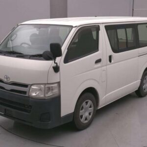 2012 Toyota Regius Ace Van white gasoline used car Japan export