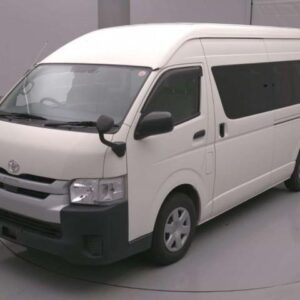 2020 Toyota Hiace Commuter white gasoline used car Japan export
