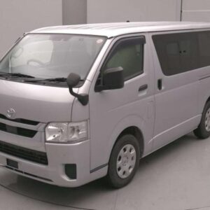 2023 Toyota Hiace Van silver diesel used car Japan export