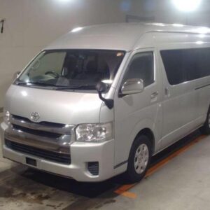 2017 Toyota Hiace Wagon silver gasoline used car Japan export