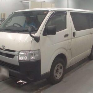 2021 Toyota Hiace Van white diesel used car Japan export