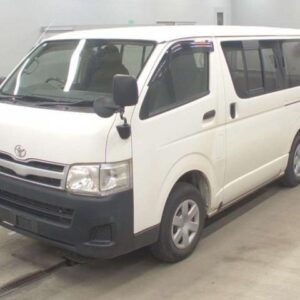 2013 Toyota Regius Ace Van white diesel used car Japan export