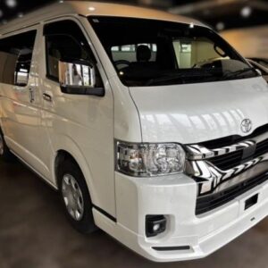 2024 Toyota Hiace Van pearl diesel used car Japan export