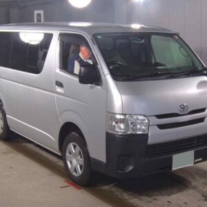 2014 Toyota Hiace Van silver diesel used car Japan export