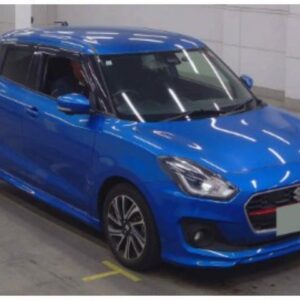 2021 Suzuki Swift blue gasoline used car Japan export