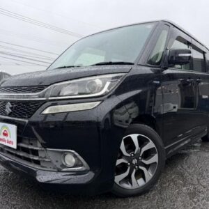 2016 Suzuki Solio Bandit black hybrid used car Japan export