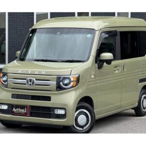 2019 Honda N-Van Plus Style green gasoline used car Japan export