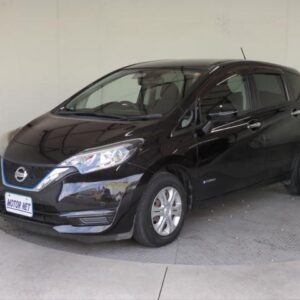 2016 Nissan Note black hybrid used car Japan export