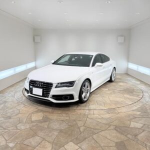 2013 Audi A7 Sportback white gasoline used car Japan export