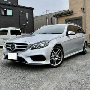 2014 Mercedes Benz E-Class Stationwagon silver diesel used car Japan export