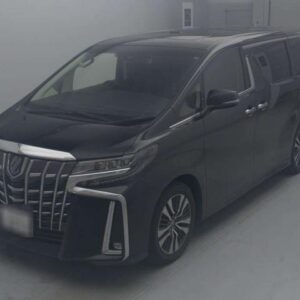 2022 Toyota Alphard black gasoline used car Japan export