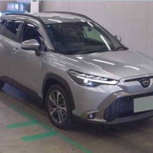2024 Toyota Corolla Cross silver gasoline used car Japan export