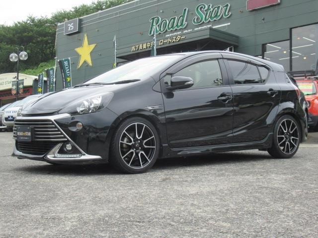 Ref:AUX-24793318 TOYOTA AQUA 2015 1 2015 Toyota Aqua black gasoline used car Japan export