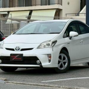 2012 Toyota Prius white gasoline used car Japan export