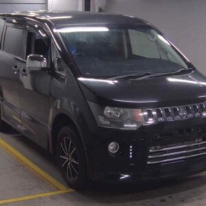 2015 Mitsubishi Delica D:5 black diesel used car Japan export