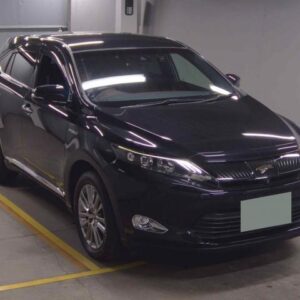 2014 Toyota Harrier Hybrid black gasoline used car Japan export
