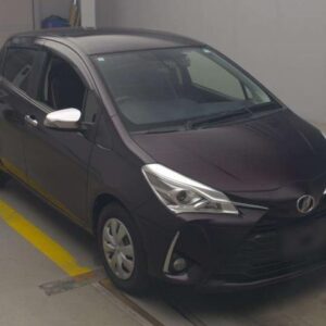 2017 Toyota Vitz wine gasoline used car Japan export
