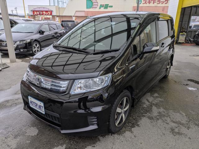 Ref:AUX-24803335 HONDA FREED SPIKE HYBRID 2013 1 2013 Honda Freed Spike Hybrid black hybrid used car Japan export