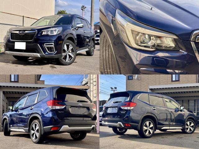 Ref:AUX-24808228 SUBARU FORESTER 2019 1 2019 Subaru Forester blue gasoline used car Japan export