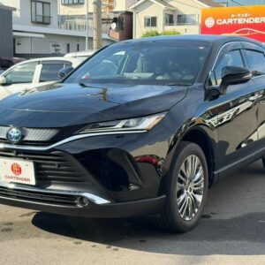 2023 Toyota Harrier Hybrid black hybrid used car Japan export