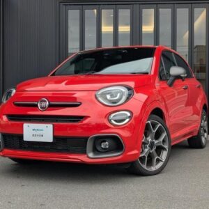 2021 Fiat 500X red gasoline used car Japan export