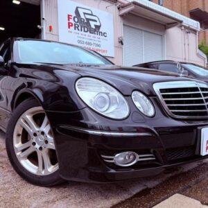 2007 Mercedes Benz E-Class black gasoline used car Japan export