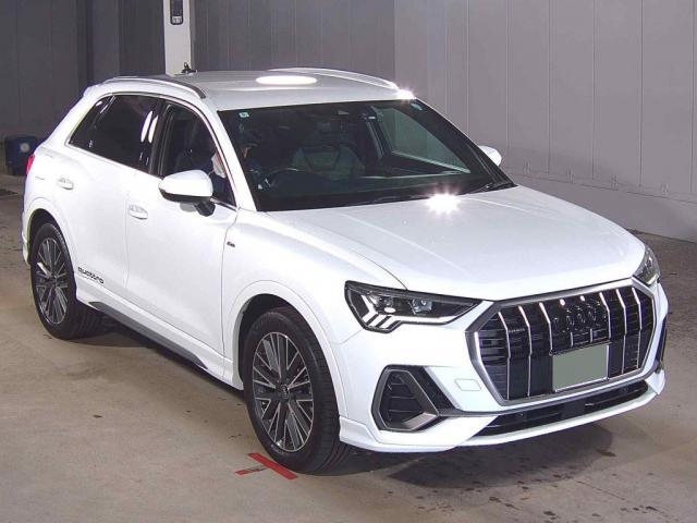 Ref:AUX-24808801 AUDI Q3 2024 1 2024 Audi Q3 white diesel used car Japan export