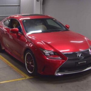 2015 Lexus Rc red gasoline used car Japan export