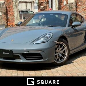 2017 Porsche 718 Cayman gray gasoline used car Japan export