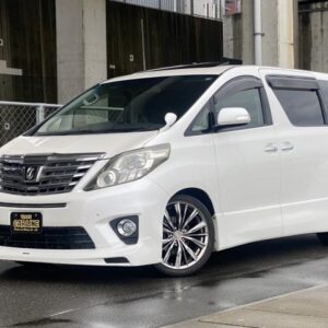 2012 Toyota Alphard white gasoline used car Japan export