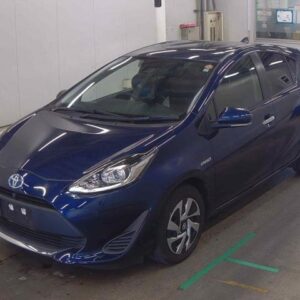 2019 Toyota Aqua blue gasoline used car Japan export